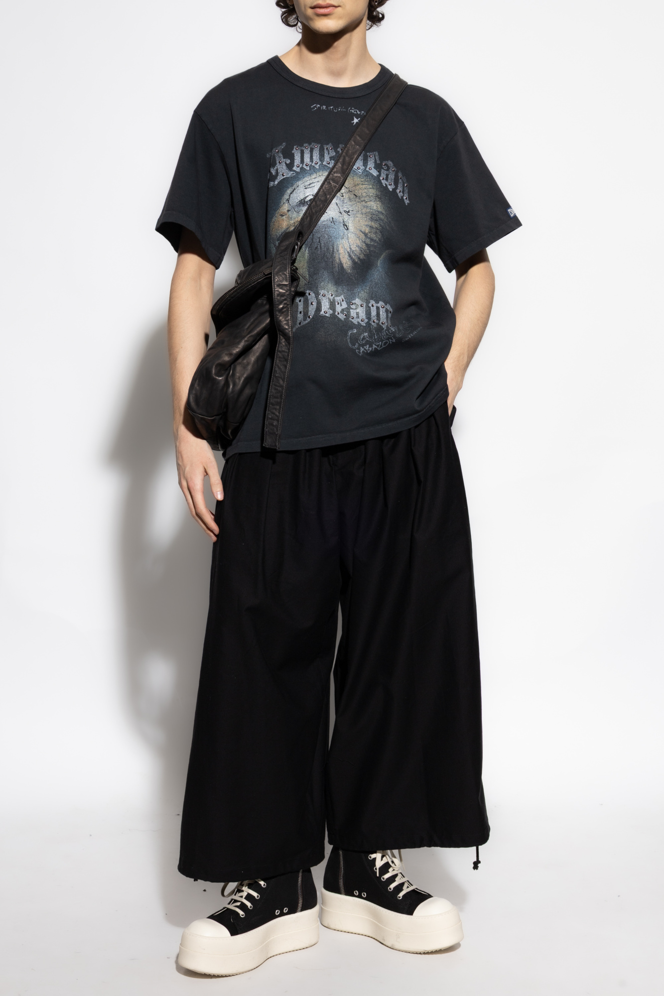 Black T-shirt with logo MISBHV - Vitkac AS